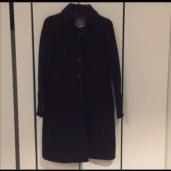 Jcrew Double Cloth Metro Lady Coat - Black - Picture 2 of 4